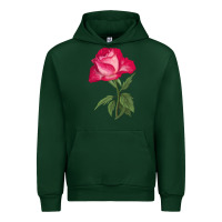Forest Green Love At First Sight Rose Urban Hoodie - LillyAllenDesigns