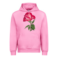 Fuchsia Pink Love At First Sight Rose Urban Hoodie - LillyAllenDesigns