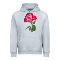 Heather Grey Love At First Sight Rose Urban Hoodie - LillyAllenDesigns