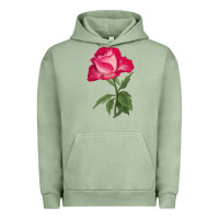 Pigment Oil Green Love At First Sight Rose Urban Hoodie - LillyAllenDesigns
