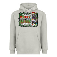 Moon Dust merry and bright pitbull with farm Heavyweight Hoodie - RanaPortraitStore