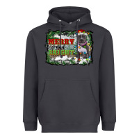Smoke merry and bright pitbull with farm Heavyweight Hoodie - RanaPortraitStore