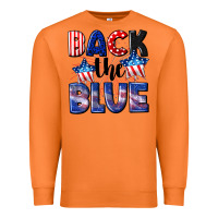 Carrot Back the blue 4th of july Premium Sweatshirt - CowGirlArtShop