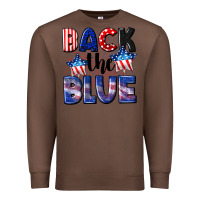 Chestnut Back the blue 4th of july Premium Sweatshirt - CowGirlArtShop