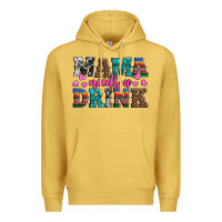 Antique Gold western mama needs a drink Premium Hoodie - Artiststas