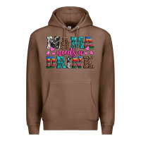 Chestnut western mama needs a drink Premium Hoodie - Artiststas