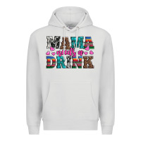 Dove Grey western mama needs a drink Premium Hoodie - Artiststas