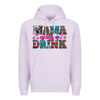 Lilac western mama needs a drink Premium Hoodie - Artiststas