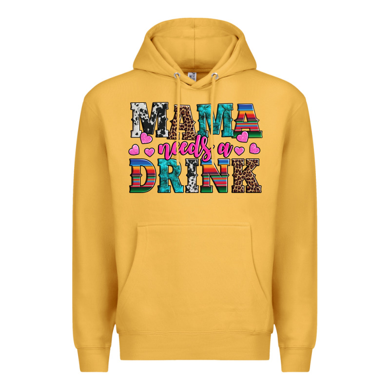 Western Mama Needs A Drink Premium Hoodie by Artiststas | Teevron