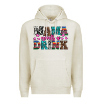 Oatmeal Heather western mama needs a drink Premium Hoodie - Artiststas