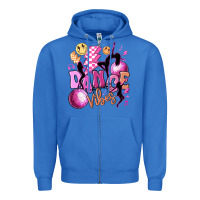 True Royal dance vibes Zipper Hoodie - MaliasSmallBusiness