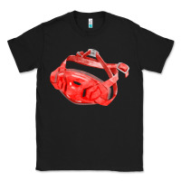 Black Chin Guard Fa Element Classic Tee - FaDigitalArtStudio