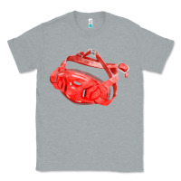 Heather Grey Chin Guard Fa Element Classic Tee - FaDigitalArtStudio