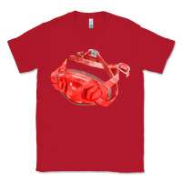 Red Chin Guard Fa Element Classic Tee - FaDigitalArtStudio