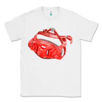 White Chin Guard Fa Element Classic Tee - FaDigitalArtStudio