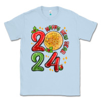 Dusty Blue happy new year 2024 Classic Tee - MaliasSmallBusiness