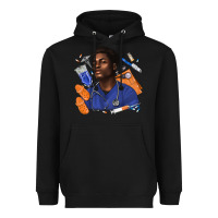 Black afro man nurse Heavyweight Hoodie - texasbilliewilder