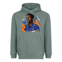 Sage afro man nurse Heavyweight Hoodie - texasbilliewilder