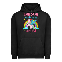 Pigment Black unicorns are born in august Urban Hoodie - Jasminsmagicworld