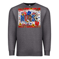 Charcoal Heather American Nurse 20oz tumbler Premium Sweatshirt - Neo Western