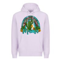 Lilac western cactus and sunflower mama rainbow Premium Hoodie - Artiststas
