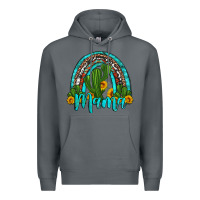 Rock western cactus and sunflower mama rainbow Premium Hoodie - Artiststas
