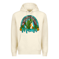Sandshell western cactus and sunflower mama rainbow Premium Hoodie - Artiststas