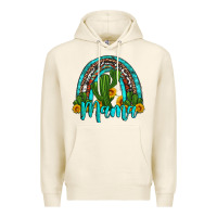 Tofu western cactus and sunflower mama rainbow Premium Hoodie - Artiststas