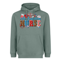 Sage all american nurse Heavyweight Hoodie - texasbilliewilder