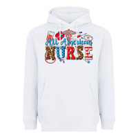 White all american nurse Heavyweight Hoodie - texasbilliewilder