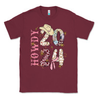 Burgundy howdy 2024 Classic Tee - MaliasSmallBusiness