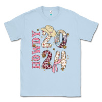 Dusty Blue howdy 2024 Classic Tee - MaliasSmallBusiness