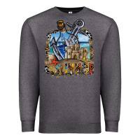 Charcoal Heather summer Premium Sweatshirt - SublimationCraftShop