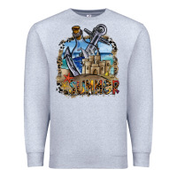Heather Grey summer Premium Sweatshirt - SublimationCraftShop