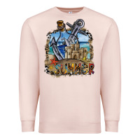 Pale Pink summer Premium Sweatshirt - SublimationCraftShop
