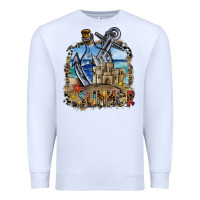 White summer Premium Sweatshirt - SublimationCraftShop