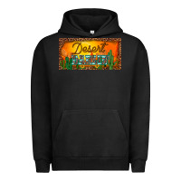 Pigment Black western desert darlin sunset cactus leopard serape   license plate tem Urban Hoodie - BarkalooDesign
