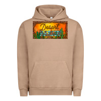 Pigment Burro western desert darlin sunset cactus leopard serape   license plate tem Urban Hoodie - BarkalooDesign