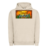 Pigment French Oak western desert darlin sunset cactus leopard serape   license plate tem Urban Hoodie - BarkalooDesign