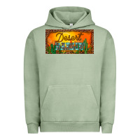 Pigment Oil Green western desert darlin sunset cactus leopard serape   license plate tem Urban Hoodie - BarkalooDesign