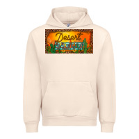 Sandshell western desert darlin sunset cactus leopard serape   license plate tem Urban Hoodie - BarkalooDesign