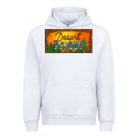 White western desert darlin sunset cactus leopard serape   license plate tem Urban Hoodie - BarkalooDesign