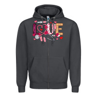 Smoke love nurse valentines day Zipper Hoodie - MaliasSmallBusiness