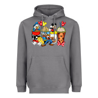 Storm cartoon characters coffee cups Heavyweight Hoodie - Zillion Design Studio