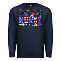 Navy American Nurse Premium Sweatshirt - Neo Western