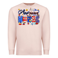 Pale Pink American Nurse Premium Sweatshirt - Neo Western