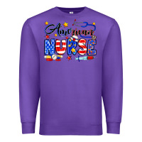 Purple American Nurse Premium Sweatshirt - Neo Western