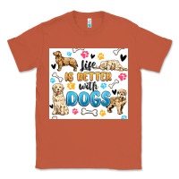 Copper life is better with dogs Classic Tee - MaliasSmallBusiness