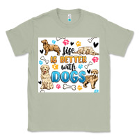 Matcha life is better with dogs Classic Tee - MaliasSmallBusiness