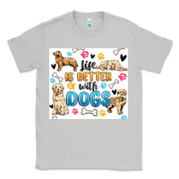 Moon Dust life is better with dogs Classic Tee - MaliasSmallBusiness